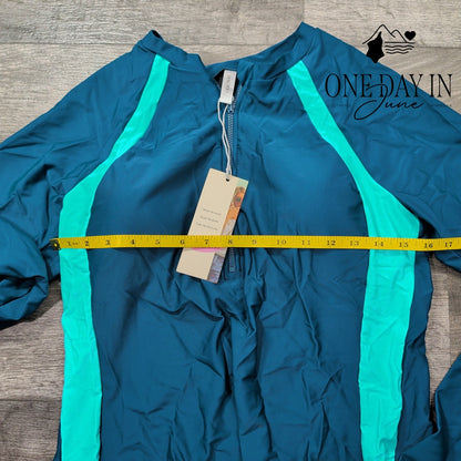Dokotoo Long Sleeve Rashguard Tankini Top Size XL
