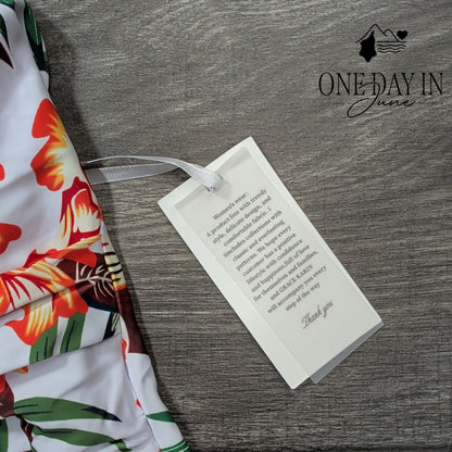 Grace Karin Tropical Swimdress One Piece Swimsuit Size L