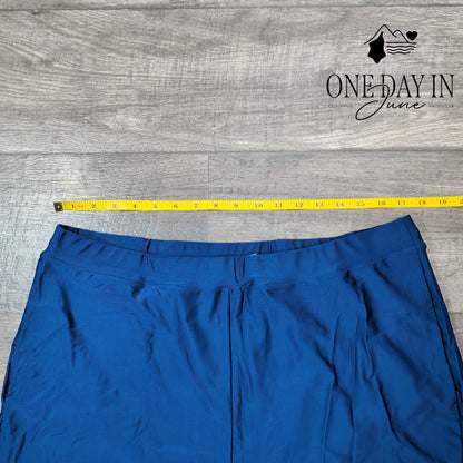 Hanna Nikole Plus Size Long Shorts Tankini Swimsuit Size 22W