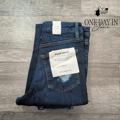 Good American Good Waist Skinny High Rise Jeans Size 6 (28)