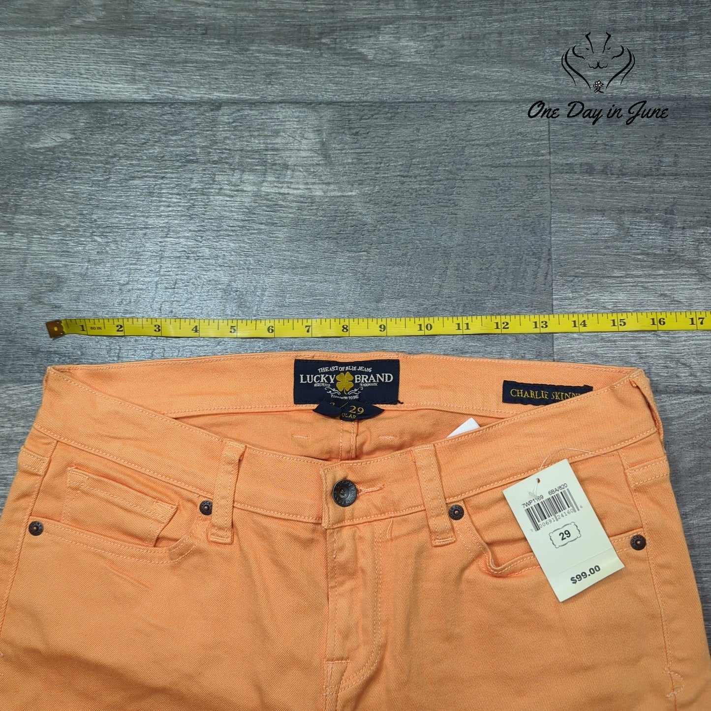 Lucky Brand Charlie Skinny Jeans Size 8