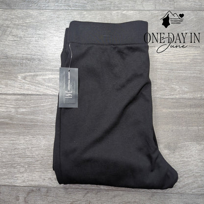 INC International Concepts High Rise Rose Accent Comfort Waist Leggings Size M