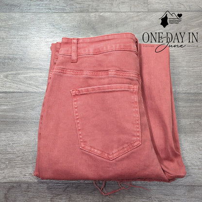 Zenana Wide Leg Crop Jeans Size M