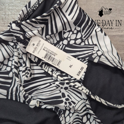 Bisou Bisou Tie Side Bikini Swimsuit Size XL