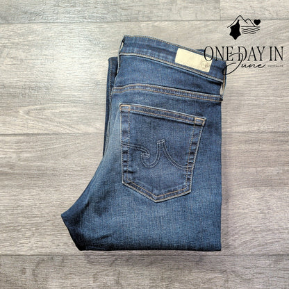 AG Adriano Goldschmied The Legging Ankle Super Skinny Jeans Blue NWT Size 4 (27)