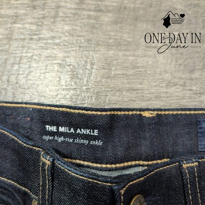 AG Adriano Goldschmied The Mila Ankle Super High Rise Skinny Jeans NWT Size 4