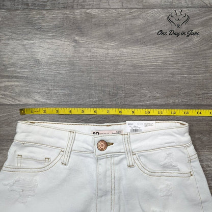 SO Juniors Super High Rise Cutoff Denim Shorts Size 5