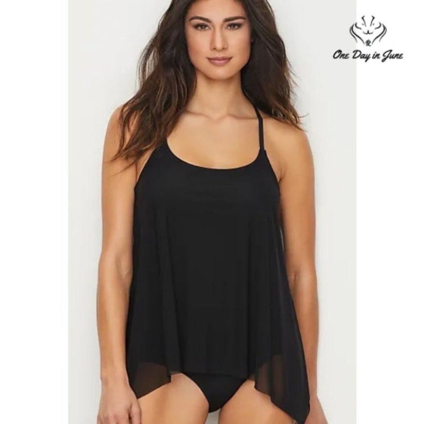 Coco Reef Current Mesh Tankini Top Size 32D