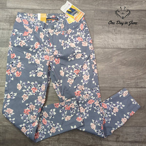 Lee Shapelastic Just Below Waist Slim Crop Jeans Floral NWT Size M