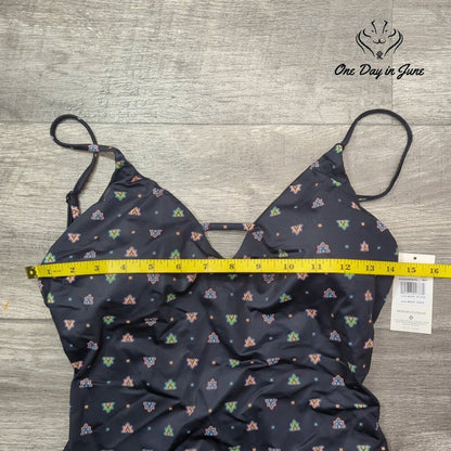 RVCA Foulard Medium Coverage One Piece Swimsuit Size M