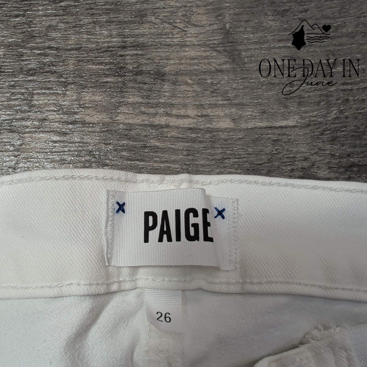 Paige Skyline Ankle Peg Skinny Jeans Optic White NWT Size 2 (26)
