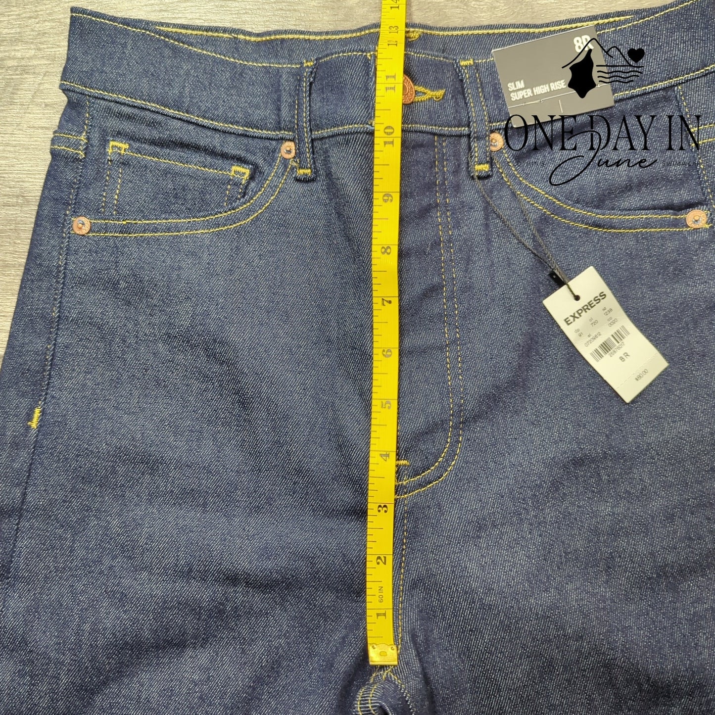 Express Slim Super High Rise Jeans Size 8
