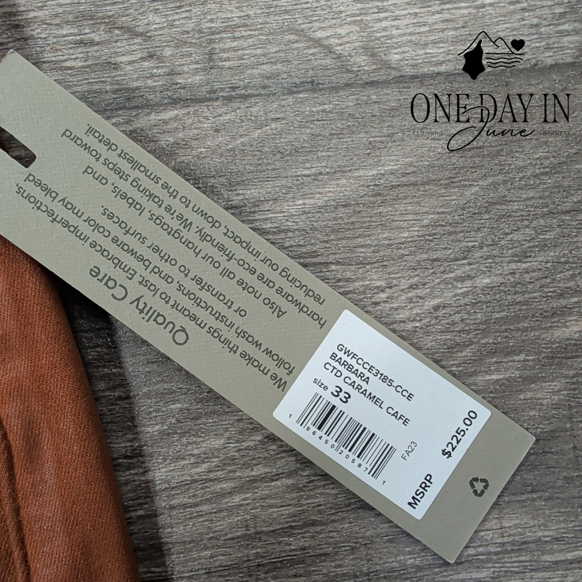 Hudson Barbara High Rise Baby Boot Coated Jeans Caramel Cafe NWT Size 16 (33)