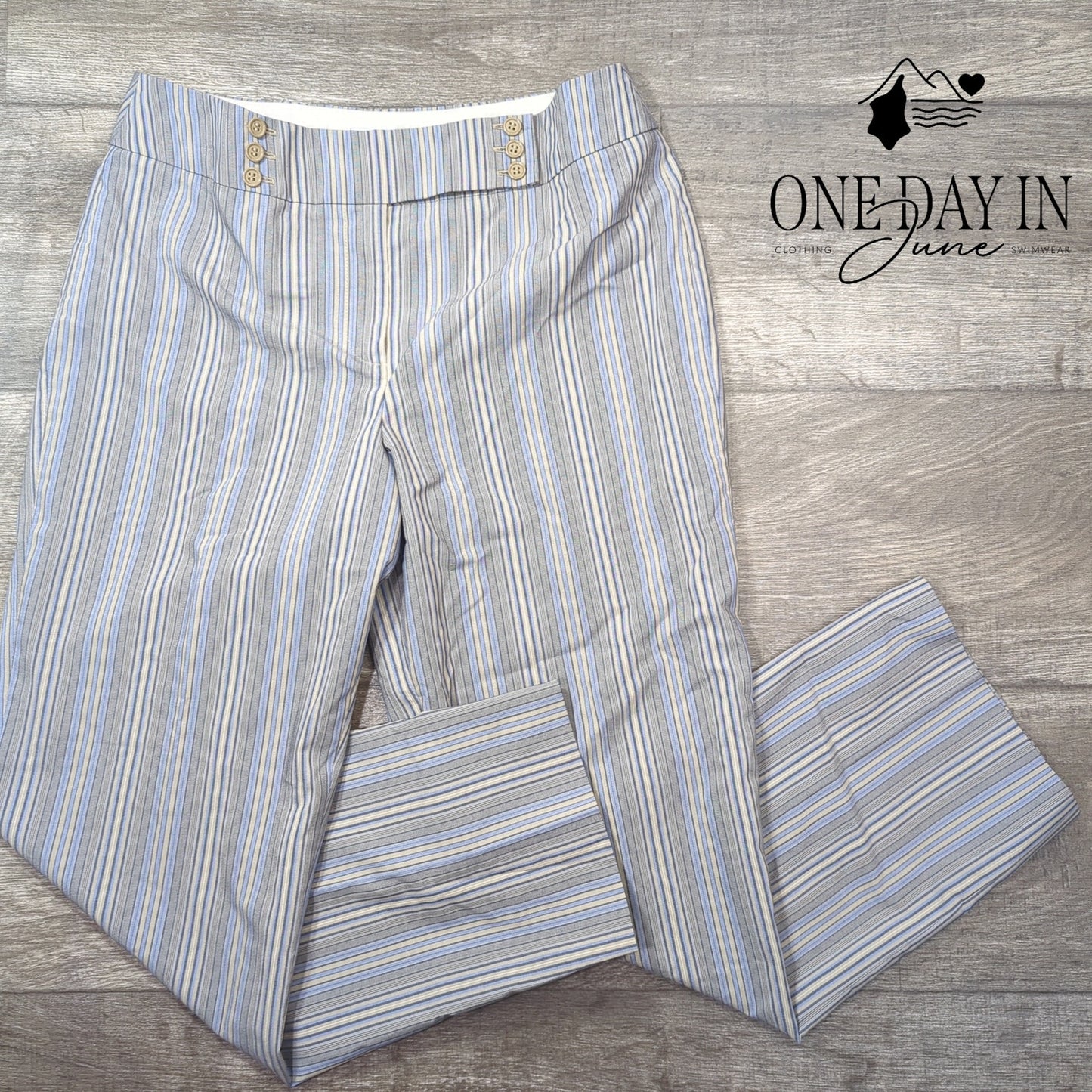 Loft Straight Leg Crop Pants Size 6