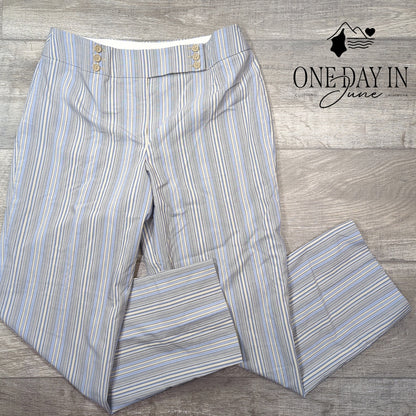 Loft Straight Leg Crop Pants Size 6