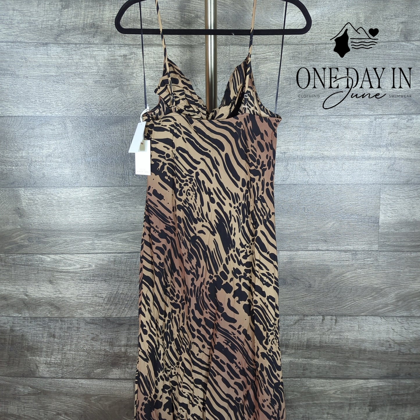 Good American Sleeveless Maxi Slip Dress Size L