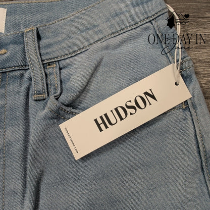 Hudson Jamie High Waist Wide Leg Jeans Light Wash NWT Size 0 (25)