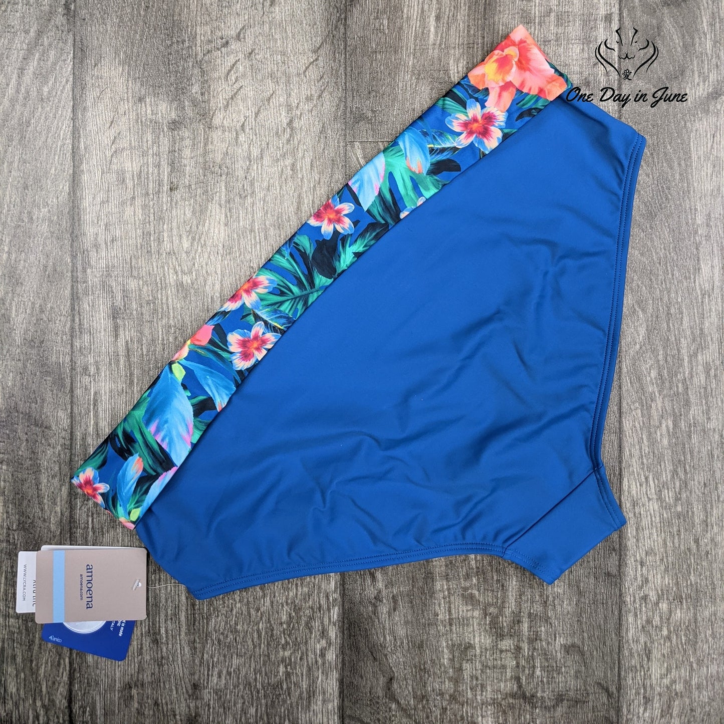 Amoena Mauritius High-Waist Bikini Bottom Swimsuit Size 16