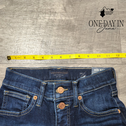 Lucky Brand Ava Mid Rise Super Skinny Jeans Size 00