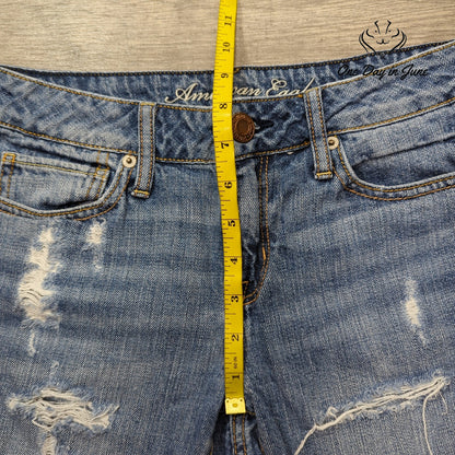 American Eagle Outfitters Cut Off Denim Shorts Size 0