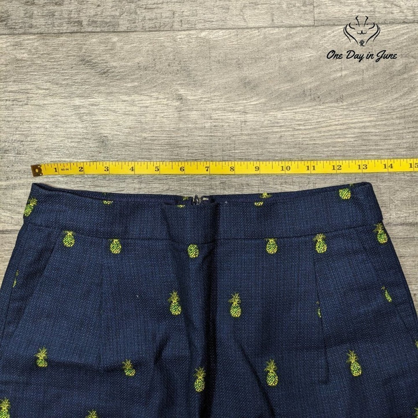 J. Crew Pineapple Mini Skirt Size 0