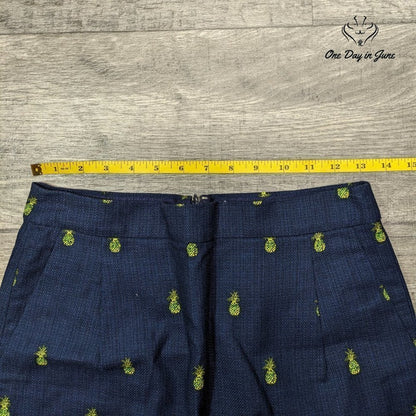 J. Crew Pineapple Mini Skirt Size 0