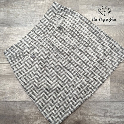 Madison Houndstooth Mini Skirt Size 10