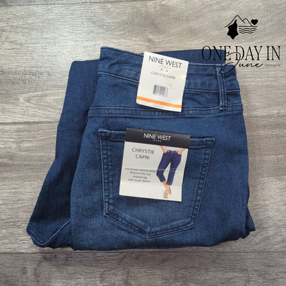 Nine West Chrystie Capri Jeans Size 12