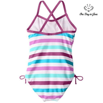 Kanu Surf Layla Beach Sport Banded One Piece Swimsuit Size 4
