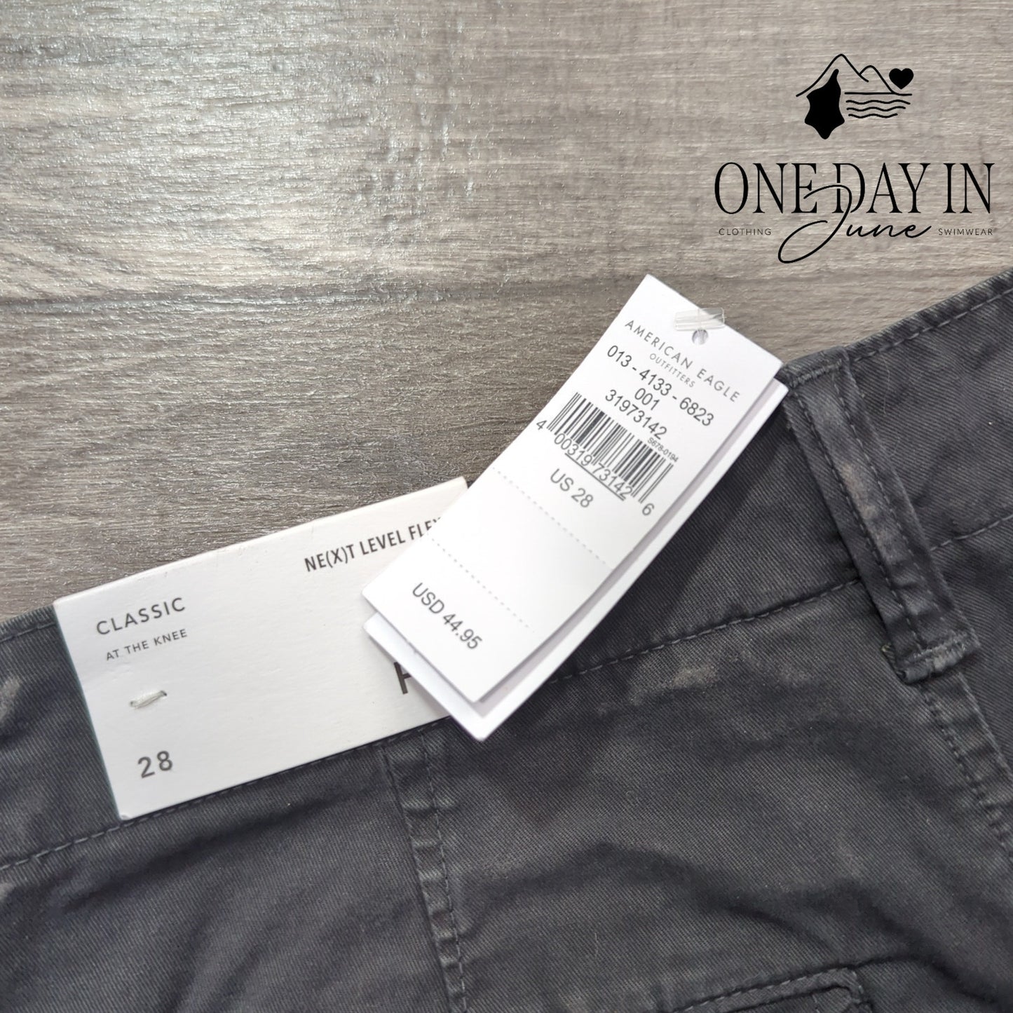 American Eagle Outfitters Classic At The Knee Shorts Size 28 (6)