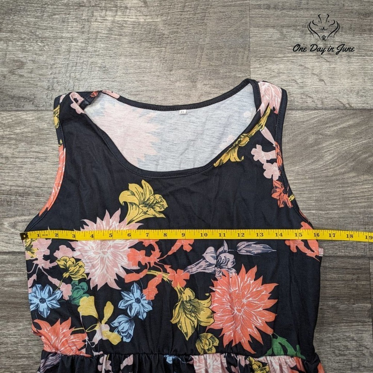 Kidsform Sleeveless Floral Mini Dress Size XL