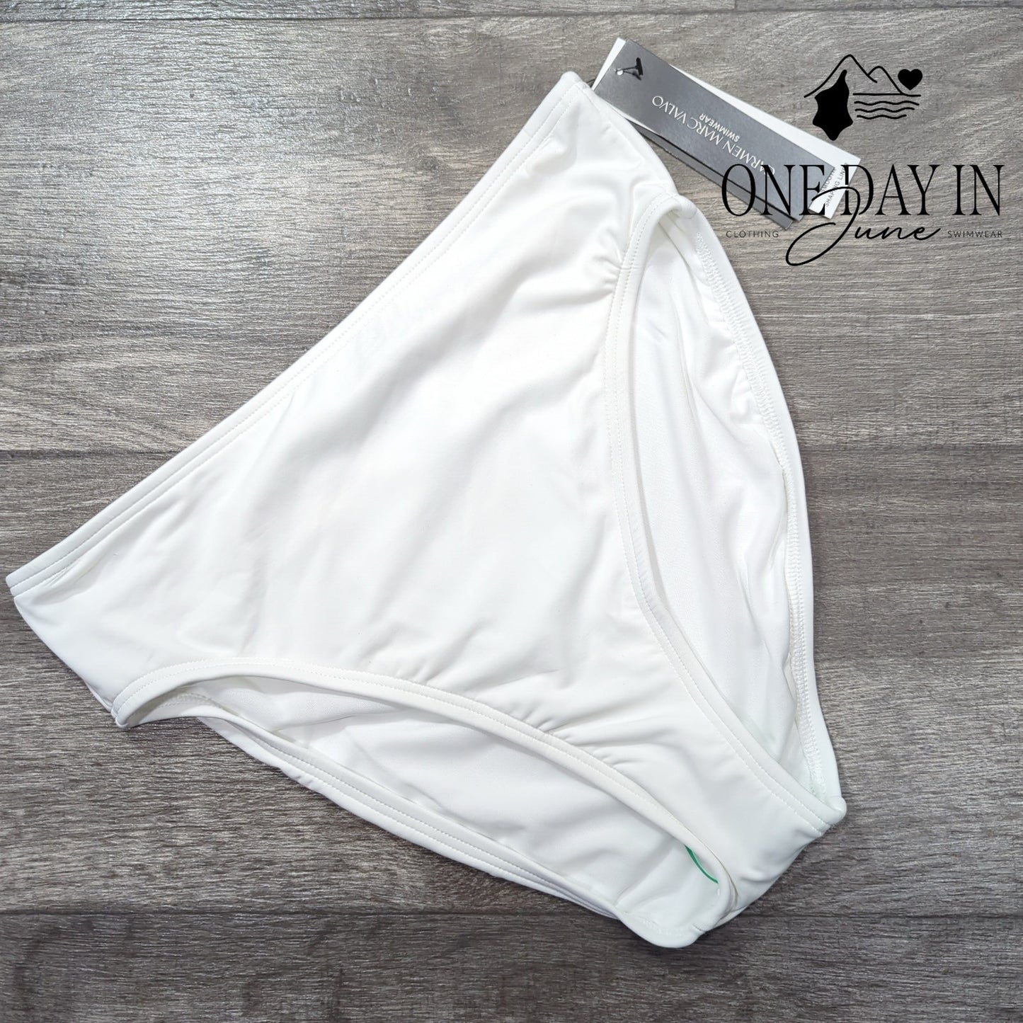 Carmen Marc Valvo Smooth Shaping Bikini Bottom Size L