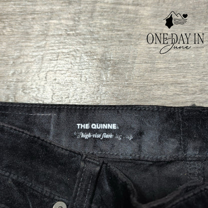 AG Adriano Goldschmied The Quinne High Rise Flare Velvet Jeans NWT $215 Size 4