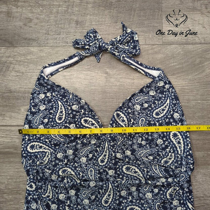 Firstway Halter Padded  Tummy Control One Piece Swimsuit Size XL