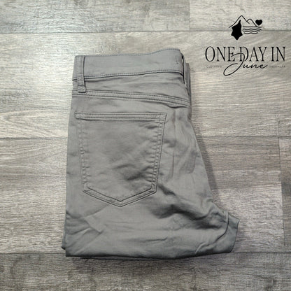 Banana Republic 5 Pocket Slim Straight Stretch Pants Gray NWT Size 30X32