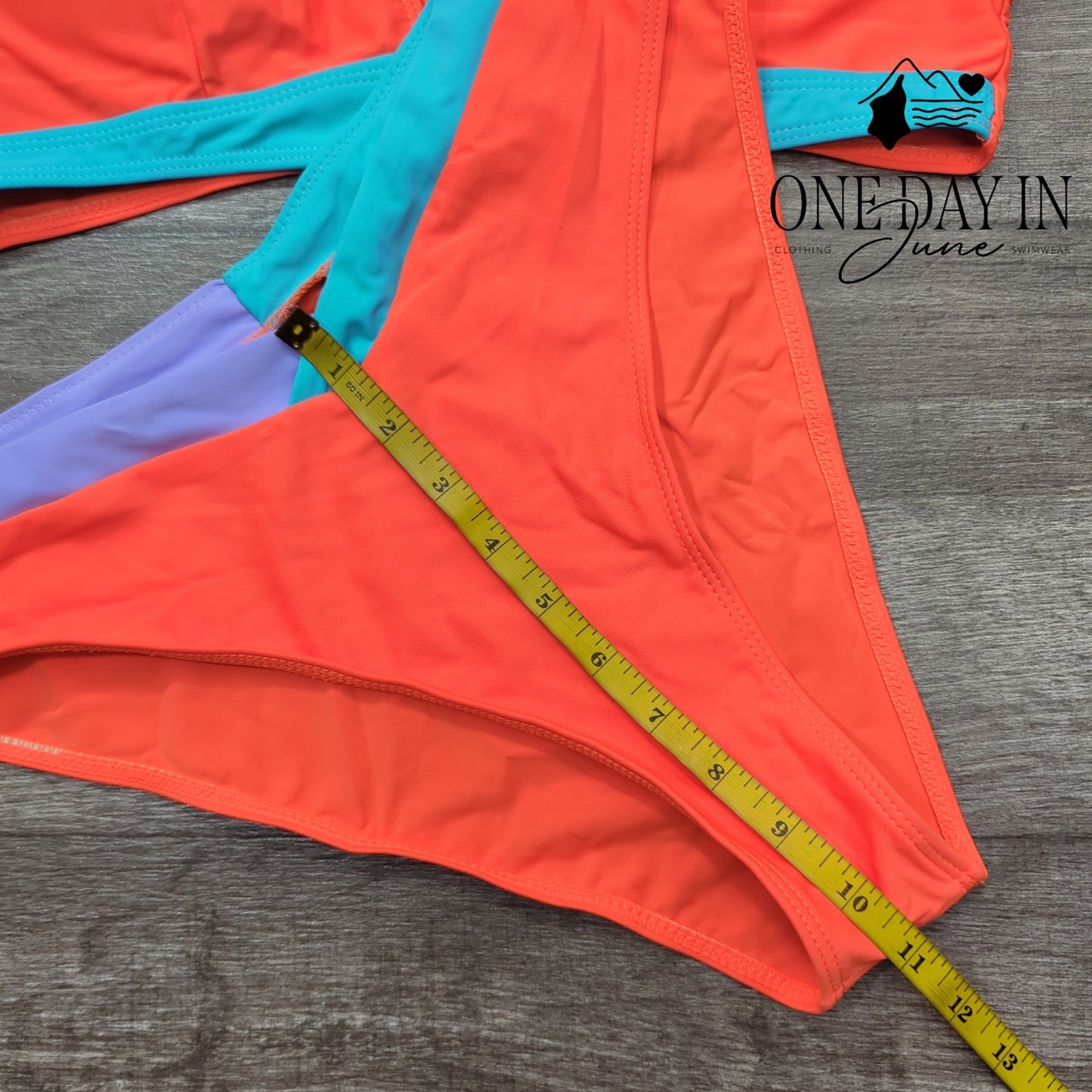 Aleumdr V Front High Cut Bikini Swimsuit Size XL