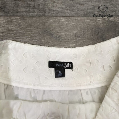 East 5th Women's Layered Textured Midi Skirt Size 8