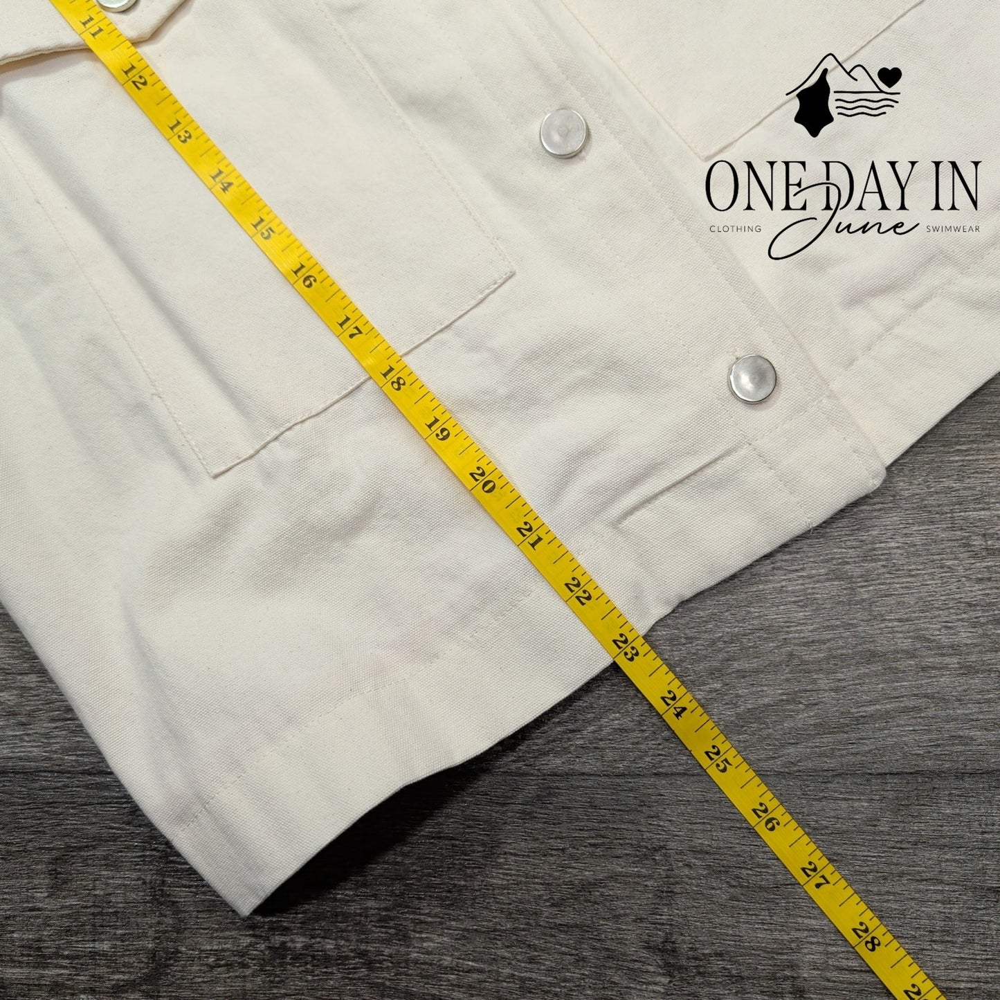 Dolan Emboridered Denim Jacked Size L