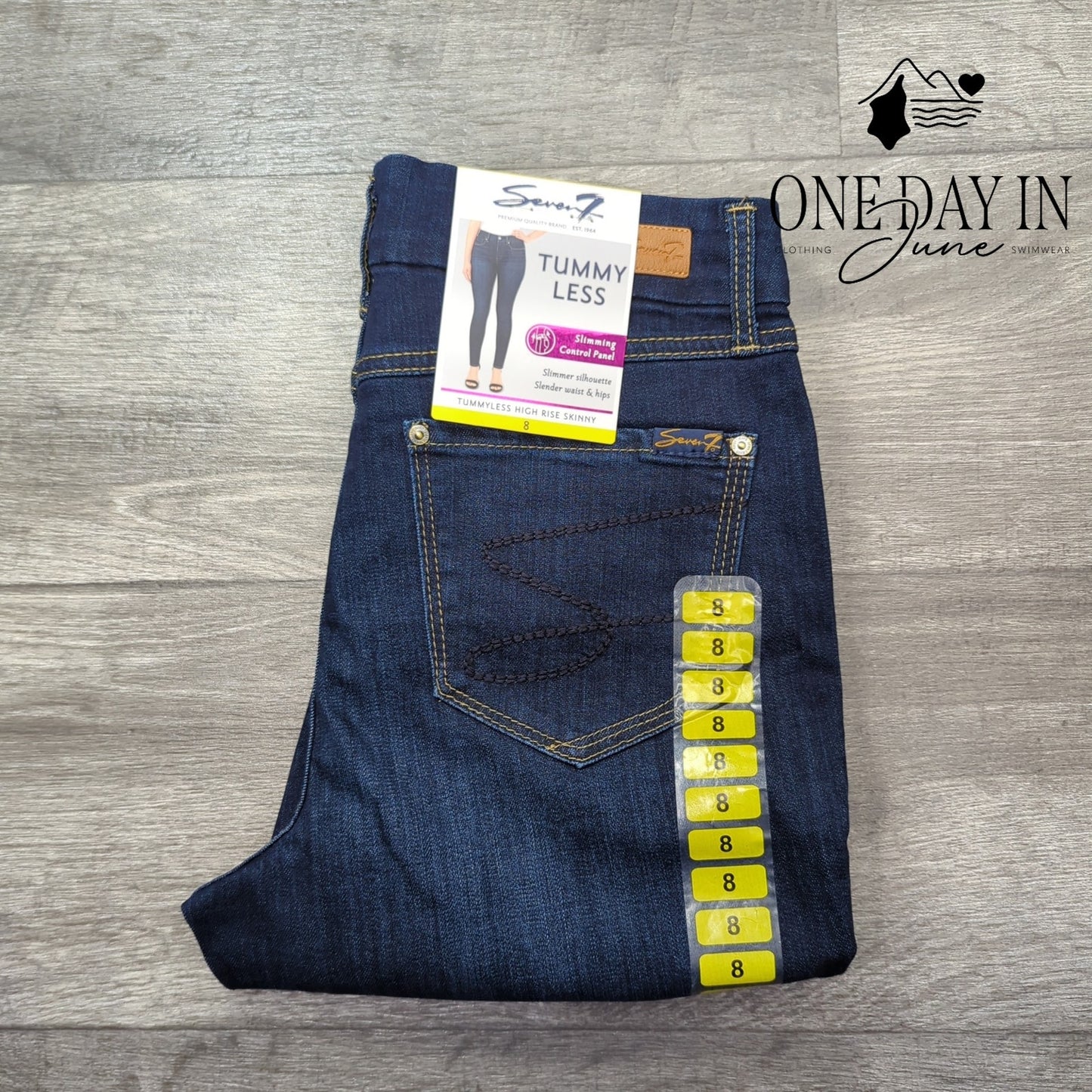 Seven7 Tummy Less Skinny Jeans Size 8