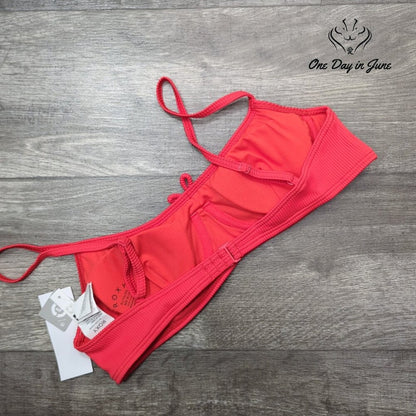 Roxy Ribbed Bikini Top Size XL