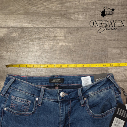 True Religion Jennie Crystal Curvy Mid Rise Super Skinny Jeans NWT Size 28 (6)