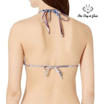 Bcbgmaxazria Tropical Triangle Bikini Top Size 2