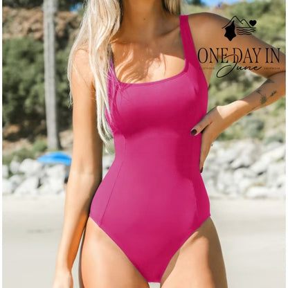 Cupshe Lace Up Nack One Piece Swimsuit Size M