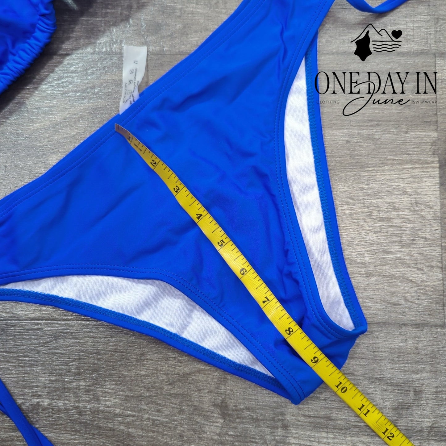 Charmo Triangle Tie Side Bikini Swimsuit Size M