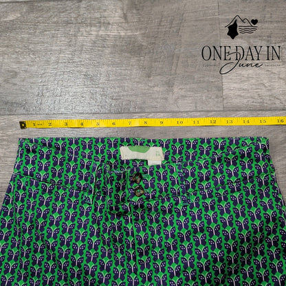 Anthropologie Cropped Butterfly Pants Size 10