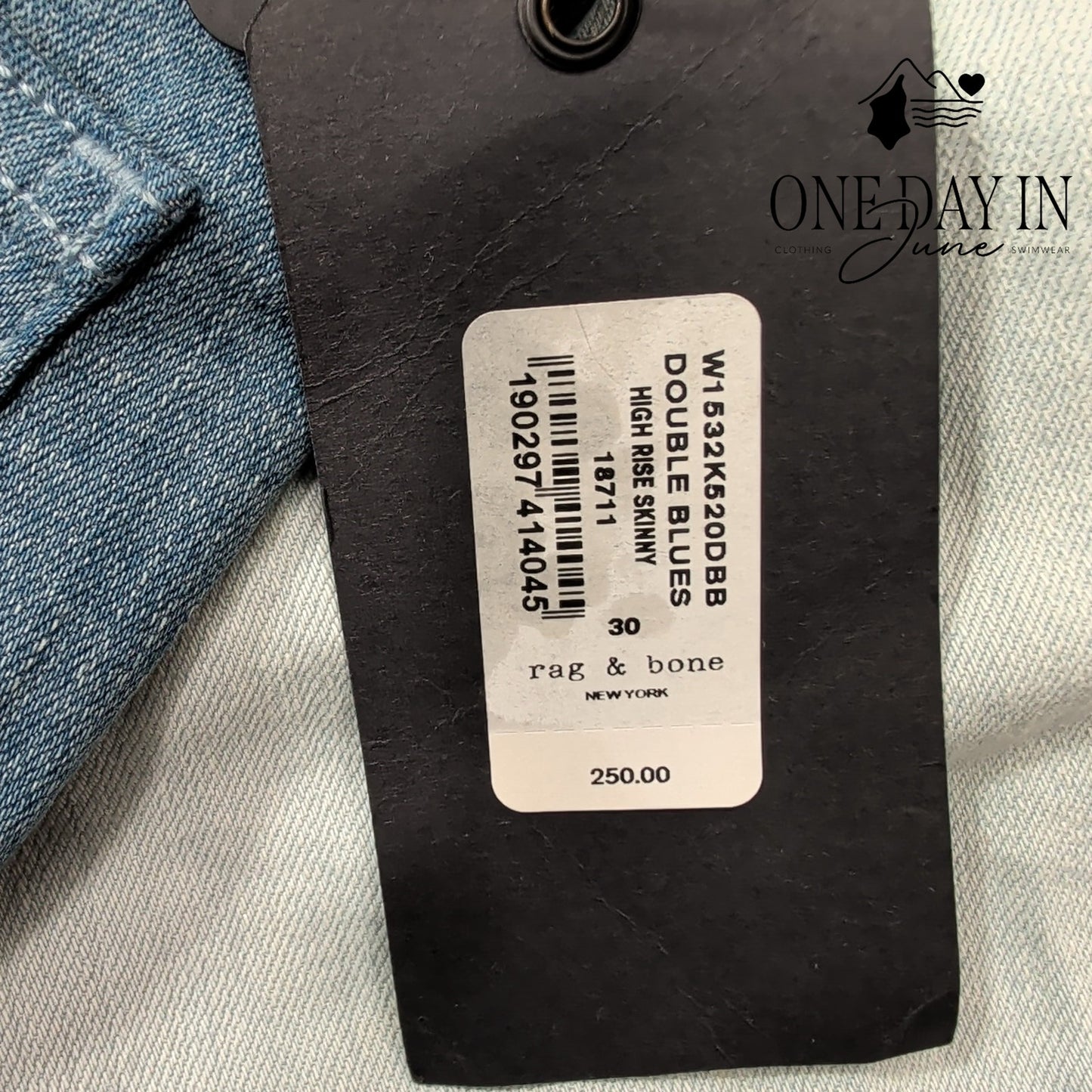Rag & Bone High Rise Skinny Jeans Size 10 (30)