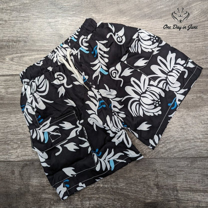 Amzbrly Drawstring Board Shorts Size 4-5 yr