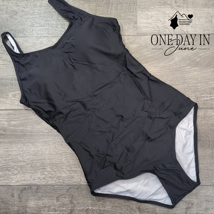 CharmLeaks Cage Back Athletic One Piece Swimsuit Size S