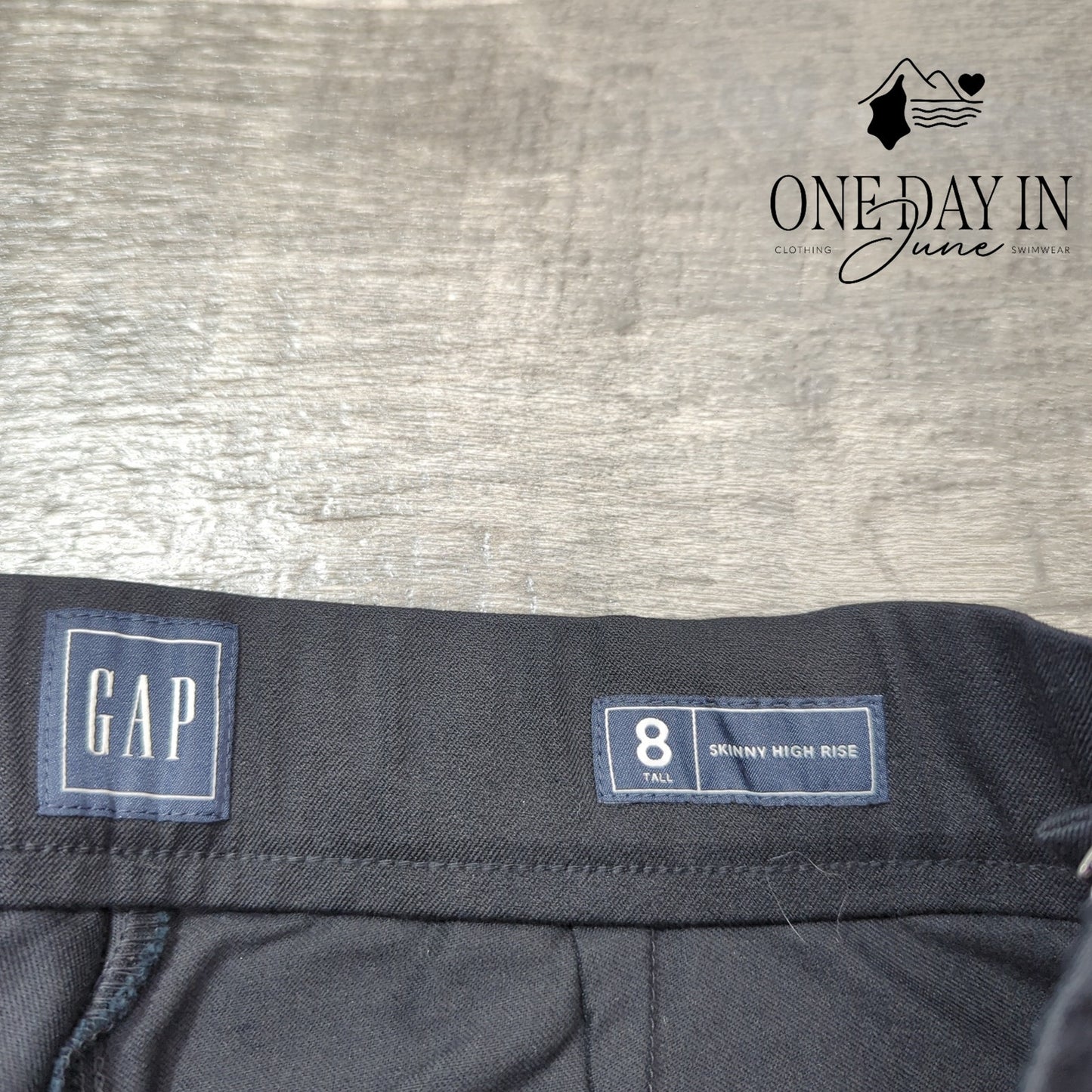Gap Skinny High Rise Side Zip Pants Size 8 Tall