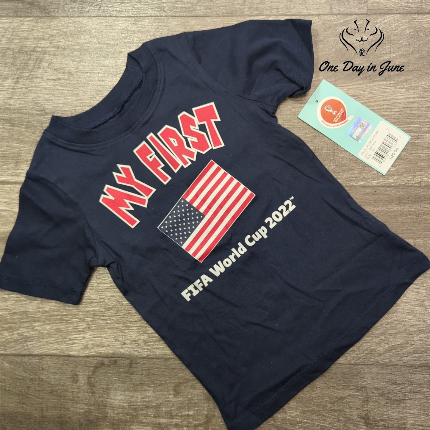 FIFA My First World Cup Tee Shirt Size 3T